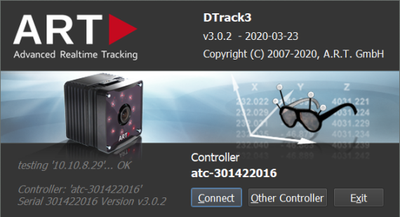 ART DTrack3 动作捕捉软件