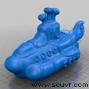 潜水艇STL文件下载2（3D打印模型）